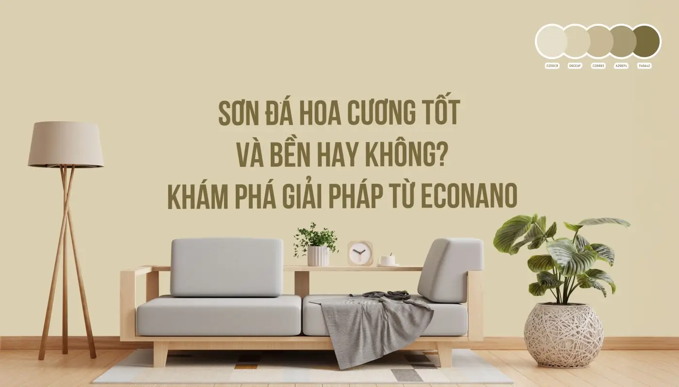 TƯỜNG NHÀ SƠN HIỆU ỨNG ĐÁ HOA CƯƠNG