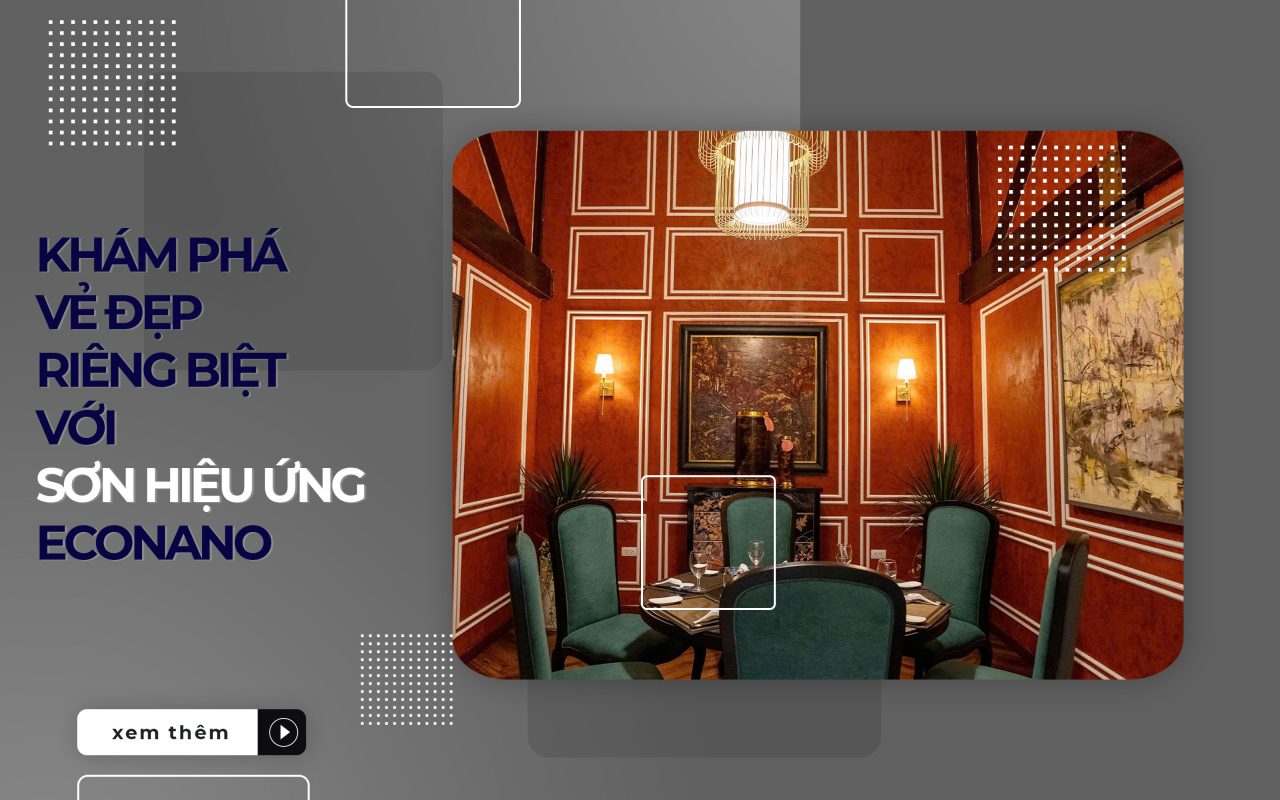 ảnh bìa tin tức sơn hiệu ứng econano