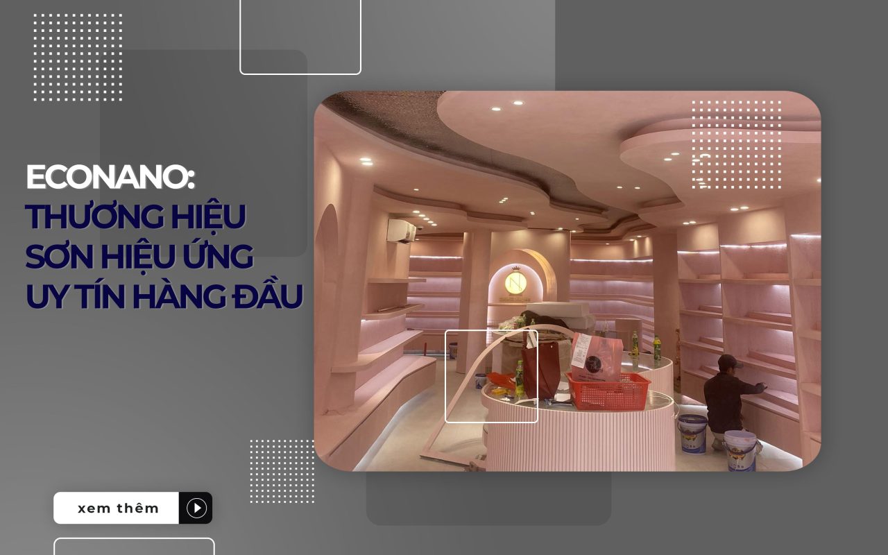 ảnh bìa tin tức sơn hiệu ứng econano