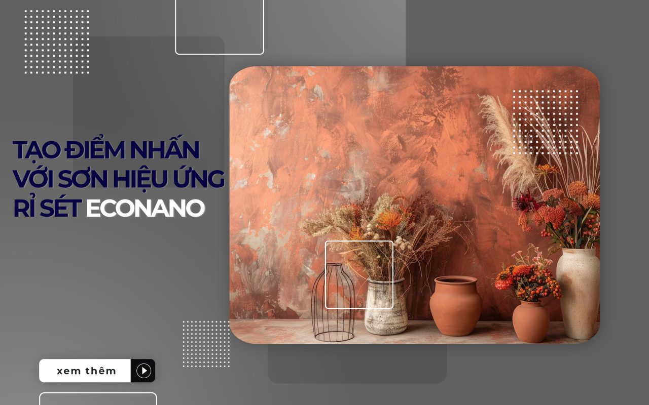 mẫu sơn rỉ sét econano