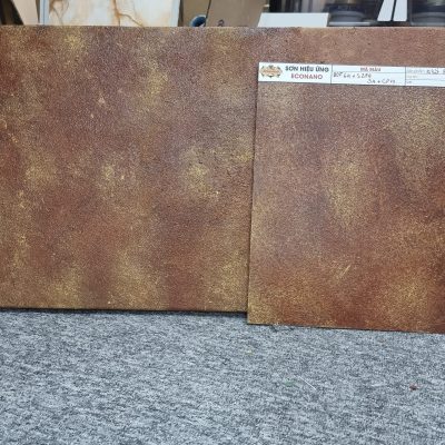 tấm mẫu sơn hiệu ứng rỉ sét